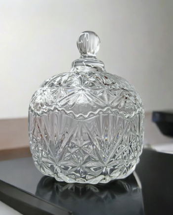 Glass Multi-Purpose Candy Jar [Pack of One]