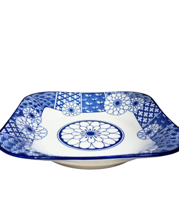 8-inch Square Ceramic Deep Plate